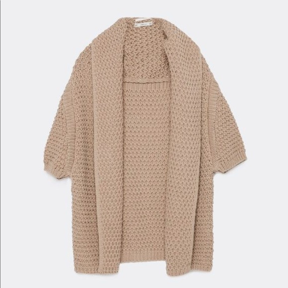 Zara Knit Draped Cardigan - Picture 3 of 8